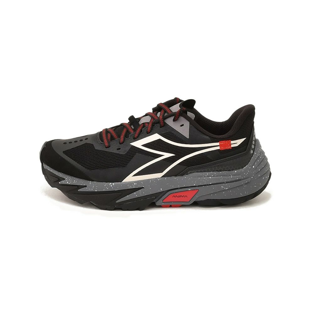 ディアドラDIADORAトレイルランニングスニーカーメンズレースアップシューズSESTRIERE-XT2ブラック×グレーポリエステルメッシュ生地ラバーソール軽量国内正規品でらでら公式ブランド