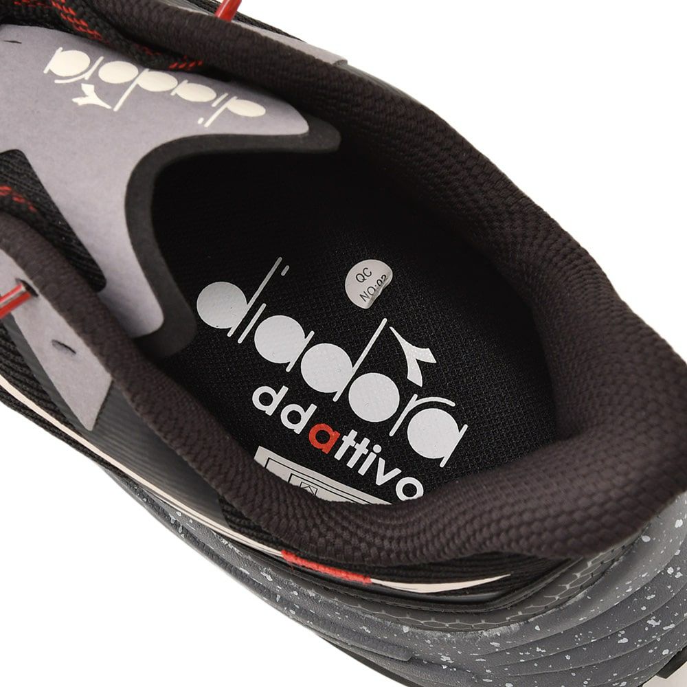 ディアドラDIADORAトレイルランニングスニーカーメンズレースアップシューズSESTRIERE-XT2ブラック×グレーポリエステルメッシュ生地ラバーソール軽量国内正規品でらでら公式ブランド