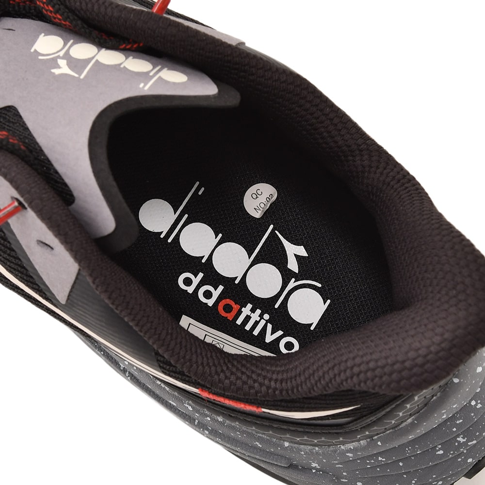 ディアドラDIADORAトレイルランニングスニーカーメンズレースアップシューズSESTRIERE-XT2ブラック×グレーポリエステルメッシュ生地ラバーソール軽量国内正規品でらでら公式ブランド