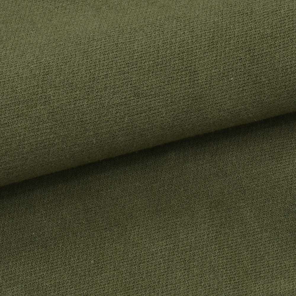 コンションキネットCONCHONQUINETTE長袖トレーナーメンズスウェットシャツカーキオーガニックコットンフリーダムスリーブ裏パイルアイコンパッチ国内正規品でらでら公式ブランド