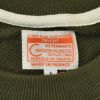 コンションキネットCONCHONQUINETTE長袖トレーナーメンズスウェットシャツカーキオーガニックコットンフリーダムスリーブ裏パイルアイコンパッチ国内正規品でらでら公式ブランド