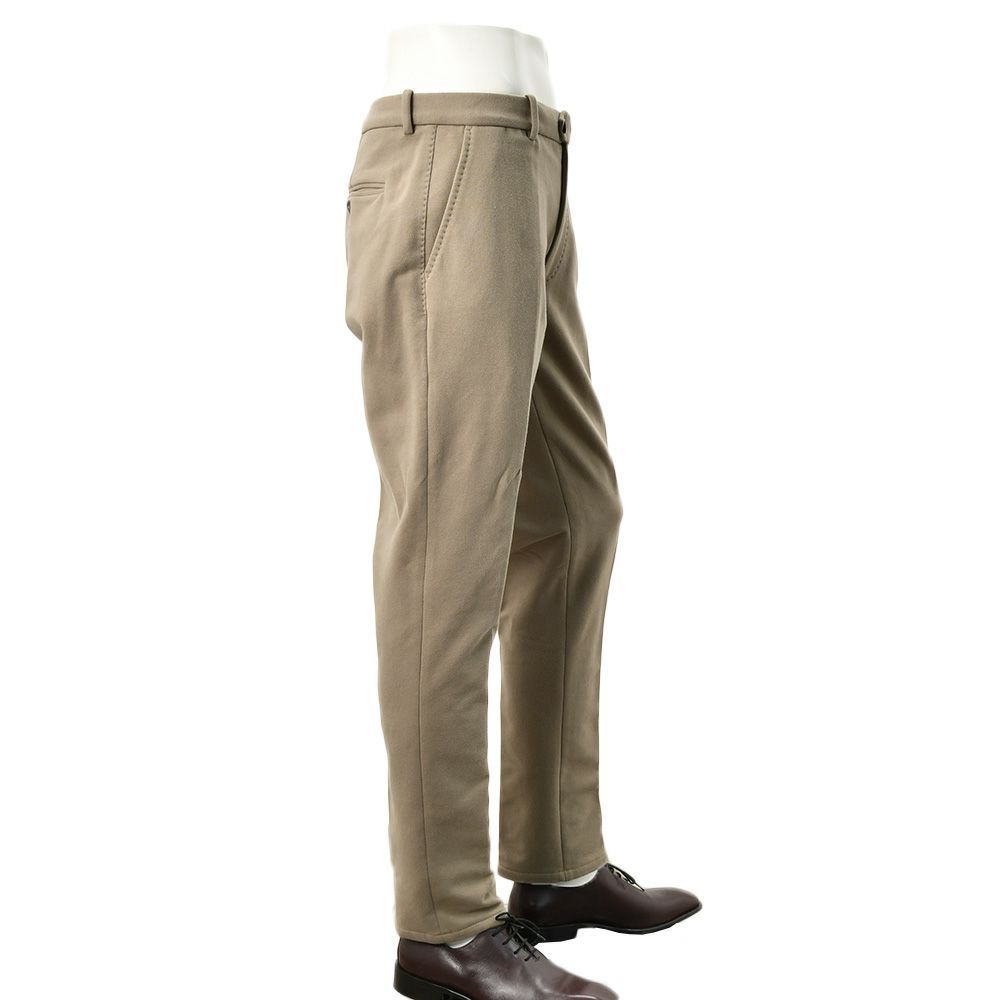 【preSALE!20%off】チルコロCIRCOLO1901テーパードパンツメンズノープリーツコットンジャージFELPACHINOグレージュ裏起毛製品染めスウェット生地国内正規品でらでら公式ブランド