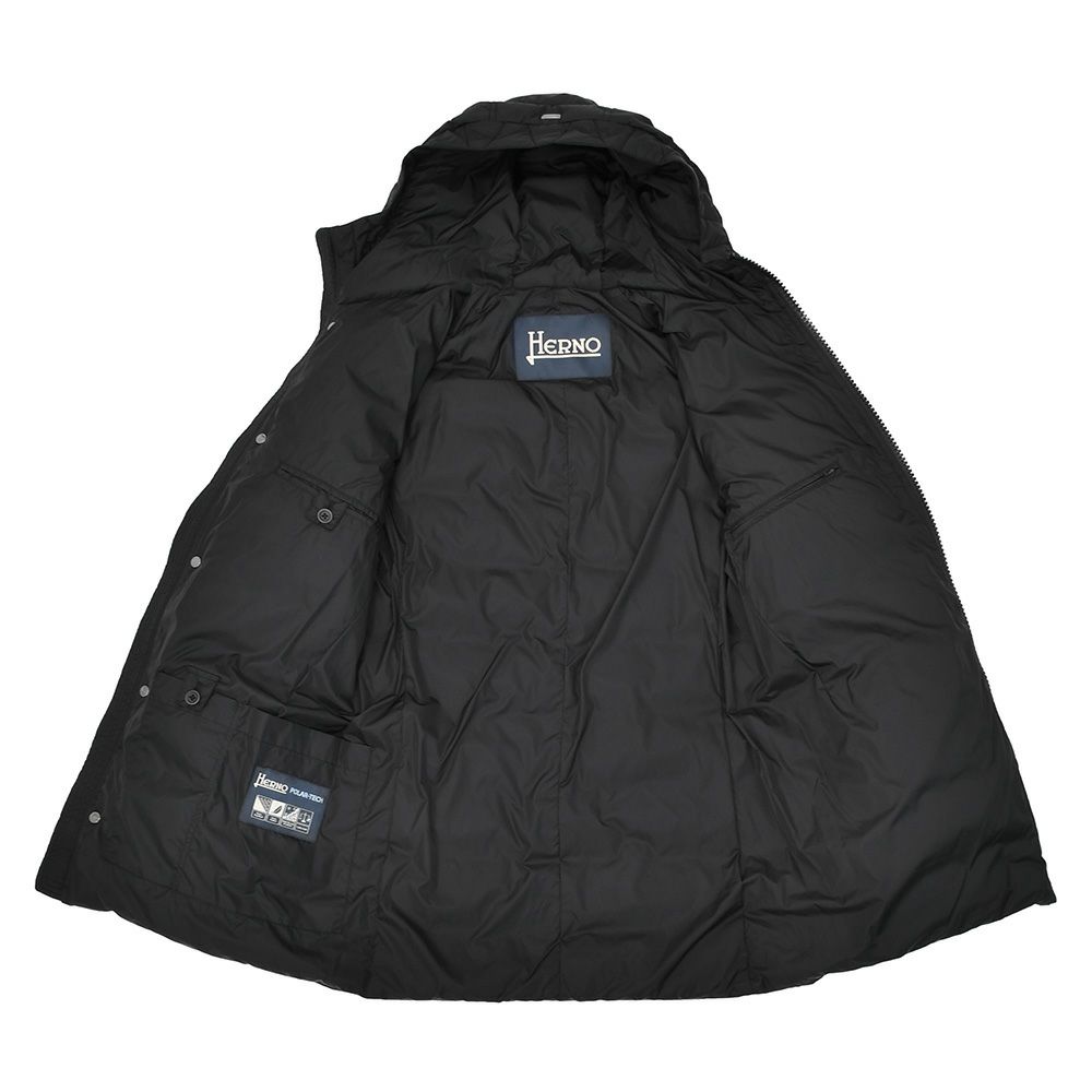 ヘルノラミナー国内正規品HERNOLAMINARメンズダウンジャケットフーデッドPL119スポーティーアウターモダンレッドゴアテックス