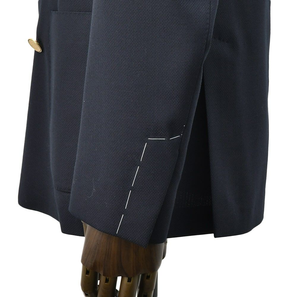 【preSALE!20%off】ラルディーニLARDINIカジュアルジャケットメンズ6つ釦ダブルブレストA6203HQウールポリネイビー紺ブート二エール付アンフィニッシュ袖ボタン付け代金込み国内正規品でらでら公式ブランド