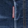 【preSALE!20%off】ディースクエアードDSQUARED2スリムテーパードデニムメンズSKATERJEANスケータージーンインディゴブルー微ダメージペイント加工レザーバックパッチ国内正規品でらでら公式ブランド