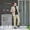 ベルウィッチBERWICHイージースラックスメンズジムモデルSAKE1PGYMテーパードパンツウォッシャブルリネンベージュゴムウエスト&ドローコード仕様国内正規品でらでら公式ブランド
