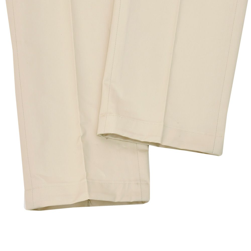 ベルウィッチBERWICHチノスラックスメンズベルトBERTOコットンパンツストレッチツイル生地ライトベージュ1プリーツシャーリング仕様サイドアジャスター釦国内正規品でらでら公式ブランド