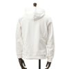 リプレイREPLAYプルオーバーパーカーメンズコットン100%スウェットホワイト白ブランドロゴデザインドローコードレギュラーフィット国内正規品でらでら公式ブランド