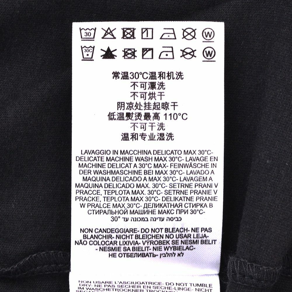 リプレイREPLAY半袖Tシャツメンズクルーネックカットソーダメージ風デザインコットンジャージーブラック黒左袖ブランド織りタグ薄手仕様レギュラーシルエット国内正規品でらでら公式ブランド