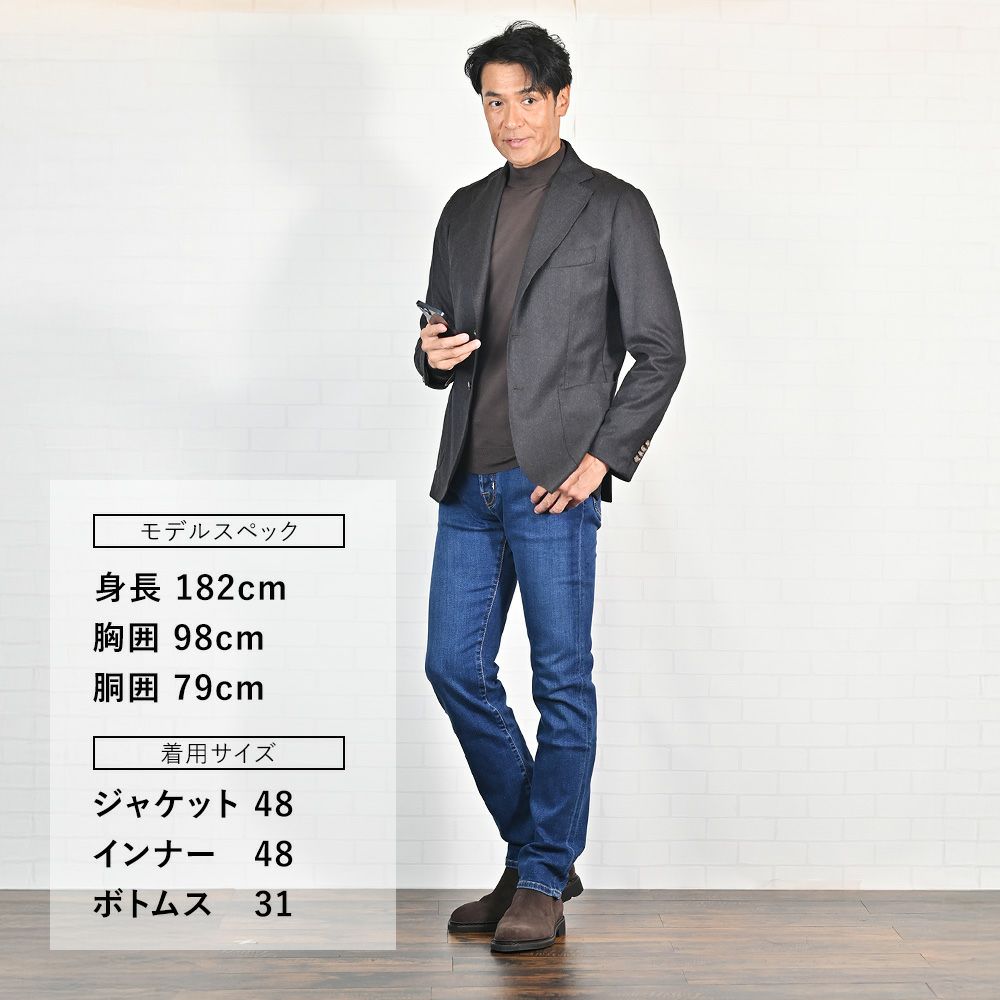 【preSALE!20%off】ヤコブコーエンJACOBCOHENデニムパンツメンズストレッチジーンズBARDバードモデルインディゴウォッシュスリムストレートハラコバックパッチヴィンテージ加工国内正規品でらでら公式ブランド