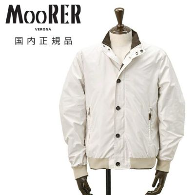 【ポイント8倍7/119:59まで】ムーレーMooRERボンバージャケットメンズMEZZANO-KMミリタリーブルゾンアイボリーフリント二重開閉春アウターレギュラーフィット国内正規品でらでら公式ブランド