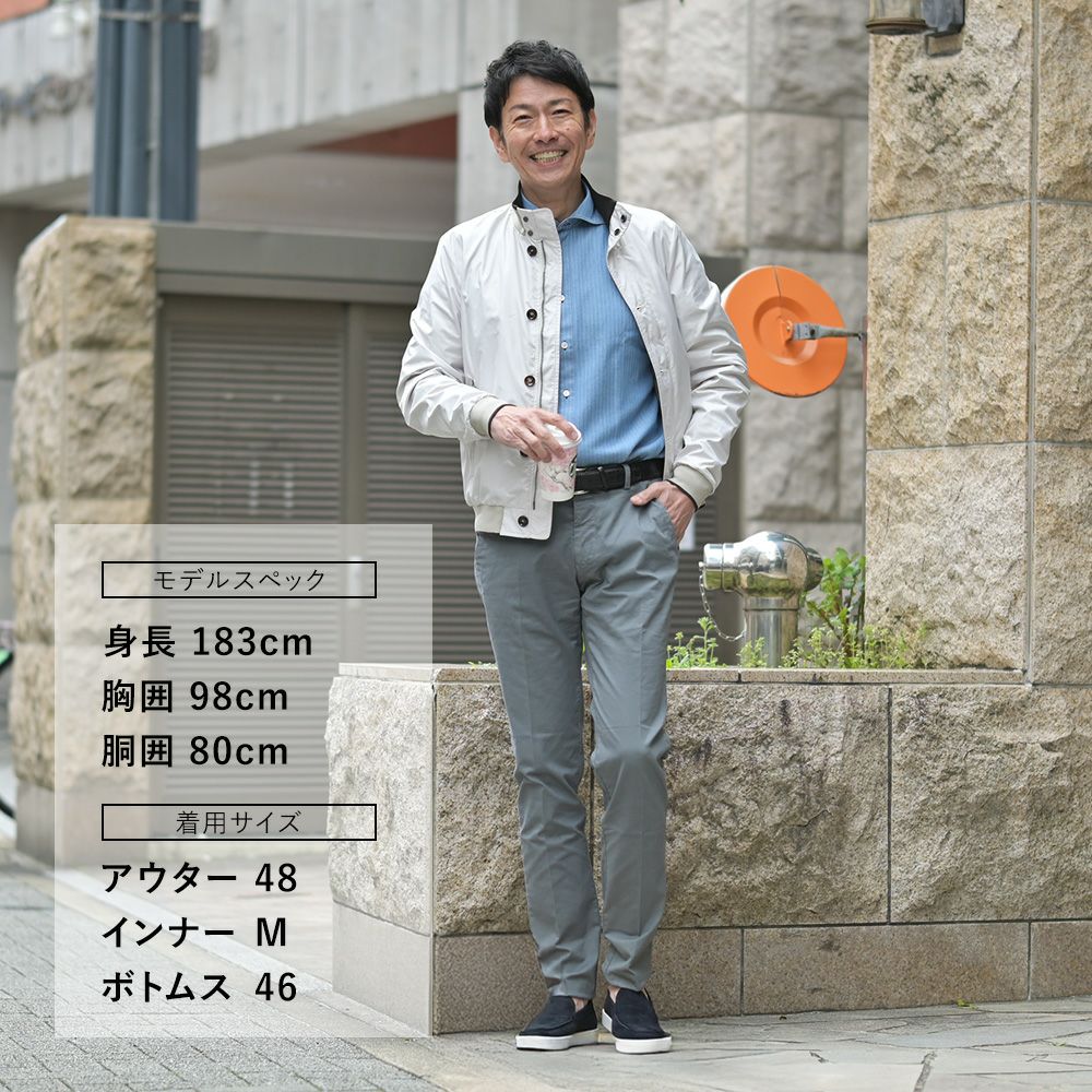 【ポイント8倍7/119:59まで】ムーレーMooRERボンバージャケットメンズMEZZANO-KMミリタリーブルゾンアイボリーフリント二重開閉春アウターレギュラーフィット国内正規品でらでら公式ブランド