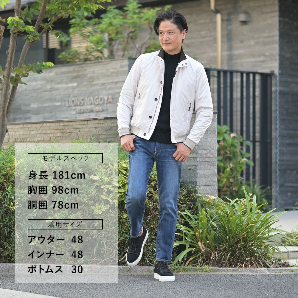 【ポイント8倍7/119:59まで】ムーレーMooRERボンバージャケットメンズMEZZANO-KMミリタリーブルゾンアイボリーフリント二重開閉春アウターレギュラーフィット国内正規品でらでら公式ブランド