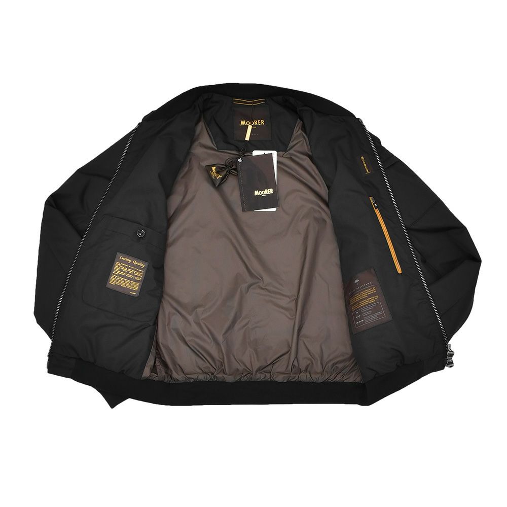 【ポイント8倍7/119:59まで】ムーレーMooRERMA-1型メンズCORELLI-WKミリタリーブルゾンブラック黒ボンバー撥水アクアライン春アウターレギュラーフィット国内正規品でらでら公式ブランド