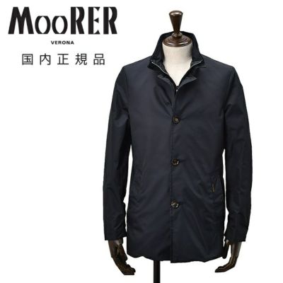 【ポイント8倍7/119:59まで】ムーレーMooRERショート丈コートメンズBORROMINI-WKネイビー紺アクアライン春アウタースプリングコートレギュラーフィット国内正規品でらでら公式ブランド