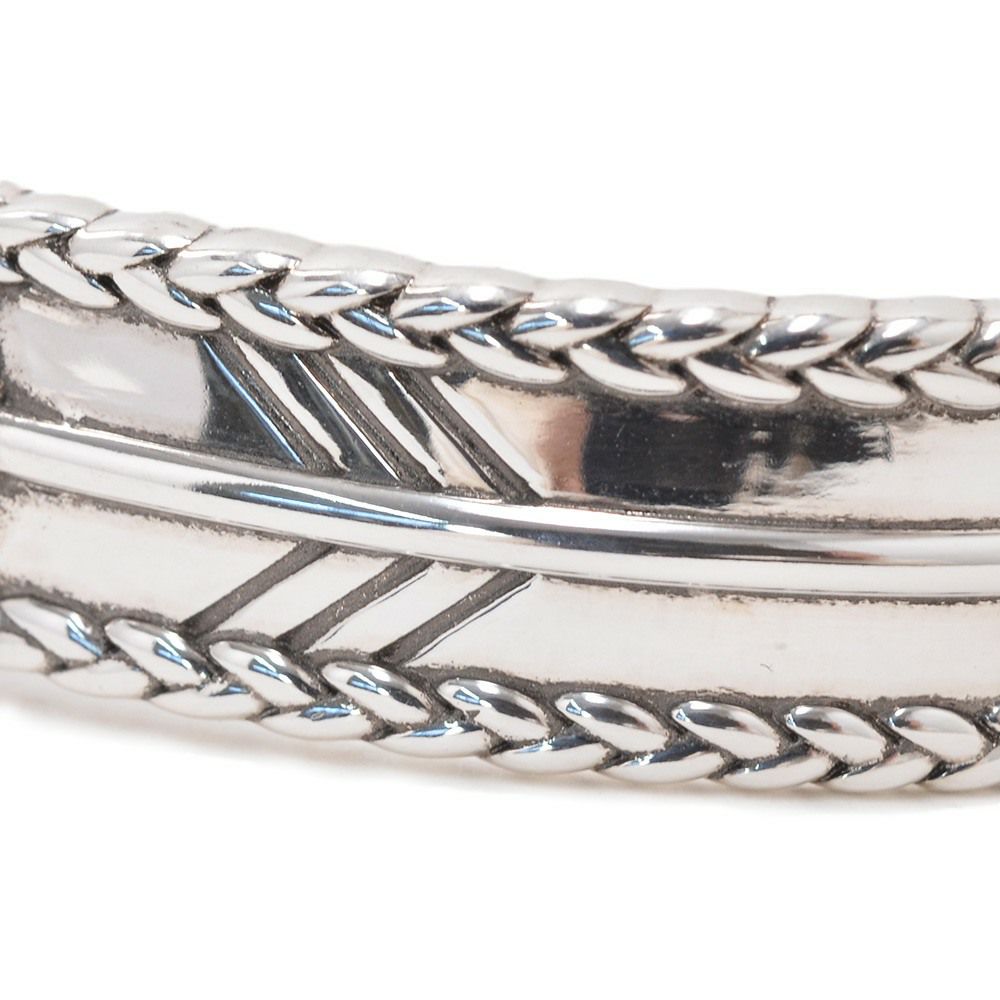 フィリップオーディベールPHILIPPEAUDIBERTバングルメンズFillanlaitonボタニカルモチーフ&ブラックパーツ真鍮ブレスレットシルバーメッキアクセサリーブランド刻印フランス製国内正規品でらでら公式ブランド