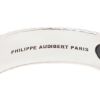 フィリップオーディベールPHILIPPEAUDIBERTバングルメンズFillanlaitonボタニカルモチーフ&ブラックパーツ真鍮ブレスレットシルバーメッキアクセサリーブランド刻印フランス製国内正規品でらでら公式ブランド