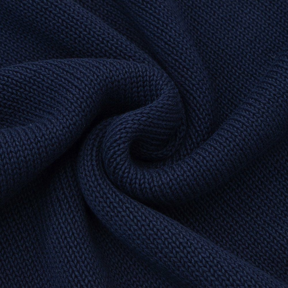 【preSALE!20%off】ザノーネZANONEクルーネックニットメンズGIROミドルゲージソフトコットンネイビー紺5ゲージニットウェア810104-ZN392国内正規品でらでら公式ブランド