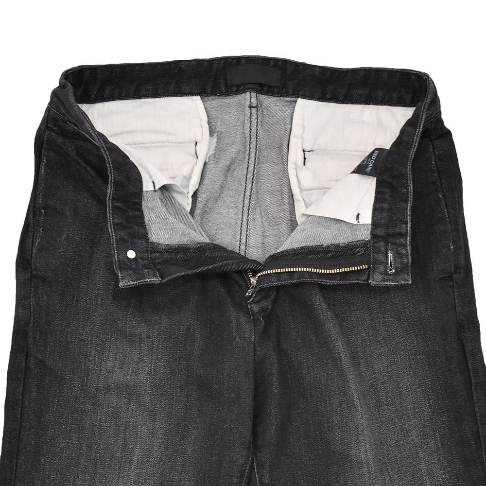 レッドカードトーキョーREDCARDTOKYOデニムスラックスメンズSlackスラック3者混生地ヴィンテージブラック1プリーツセンタークリーススリムテーパードストレッチジーンズ国内正規品でらでら公式ブランド