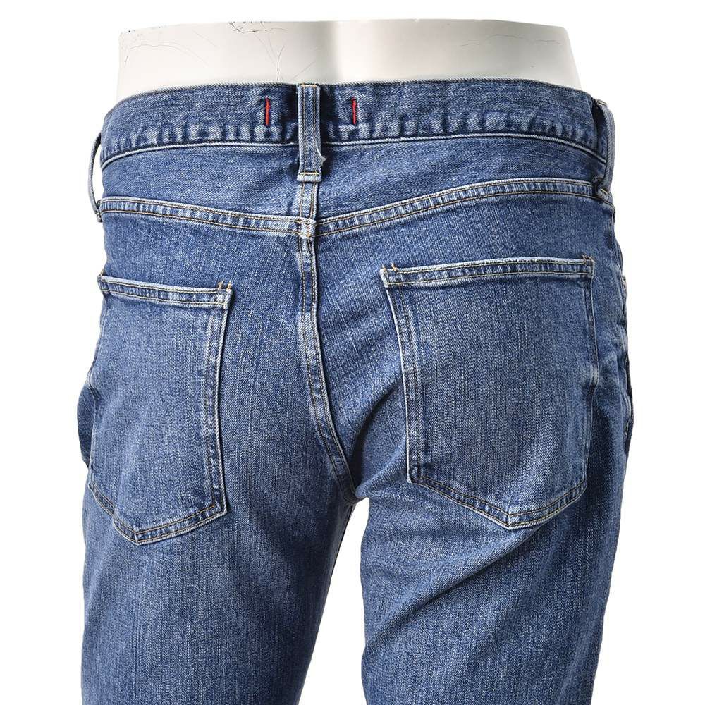 レッドカードトーキョーREDCARDTOKYOストレッチデニムメンズRhythmリズムブルーウォッシュスリムテーパードヴィンテージジーンズ日本製国内正規品でらでら公式ブランド