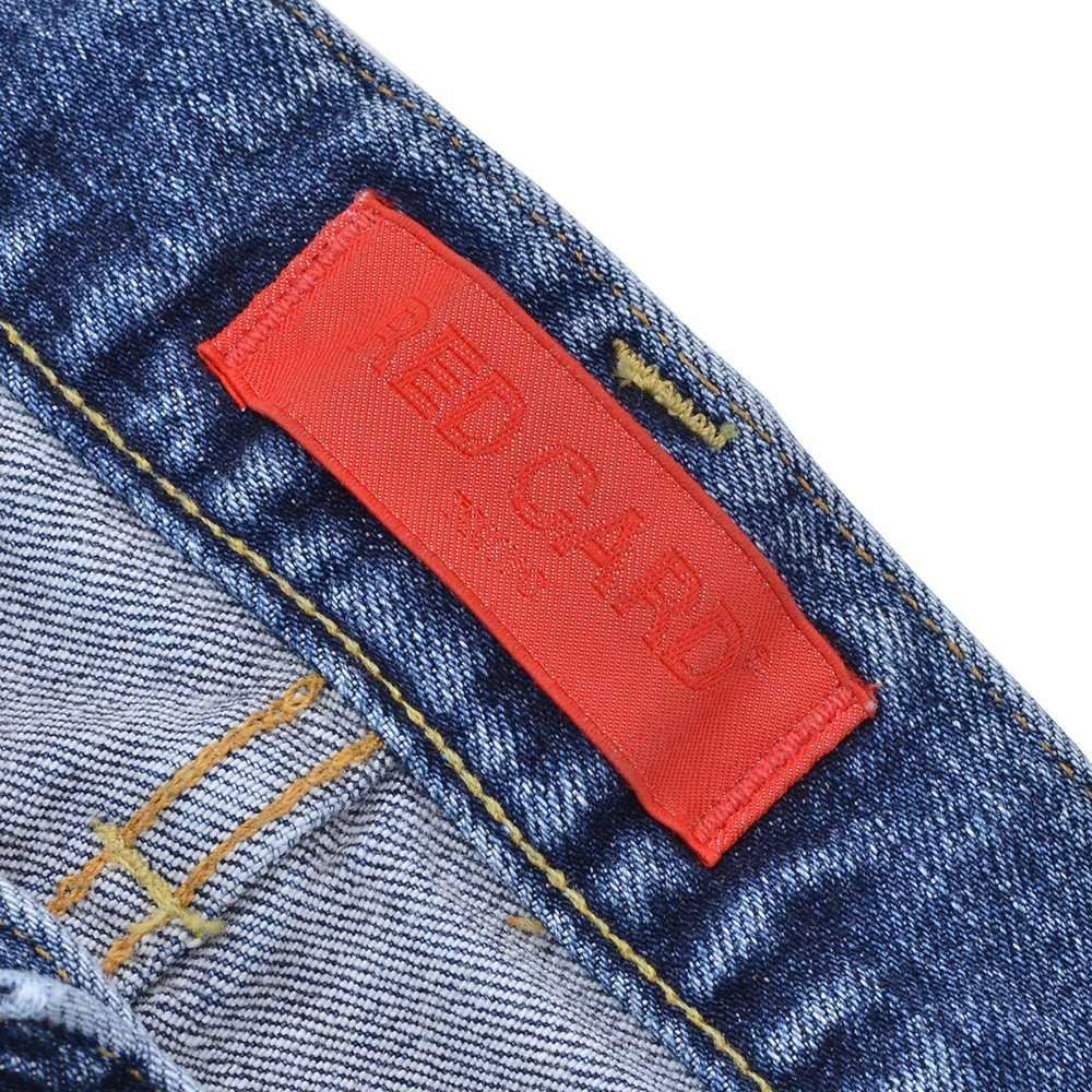 レッドカードトーキョーREDCARDTOKYOストレッチデニムメンズRhythmリズムブルーウォッシュスリムテーパードヴィンテージジーンズ日本製国内正規品でらでら公式ブランド