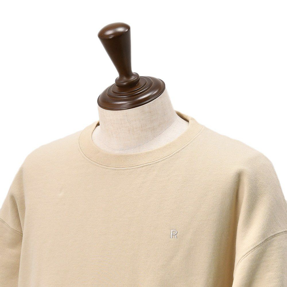 【preSALE!20%off】レッドカードトーキョーREDCARDTOKYO長袖トレーナーメンズスウェットChampモデルベージュ裏パイル仕様ロゴ刺繍ドロップショルダーオーバーサイズ国内正規品でらでら公式ブランド