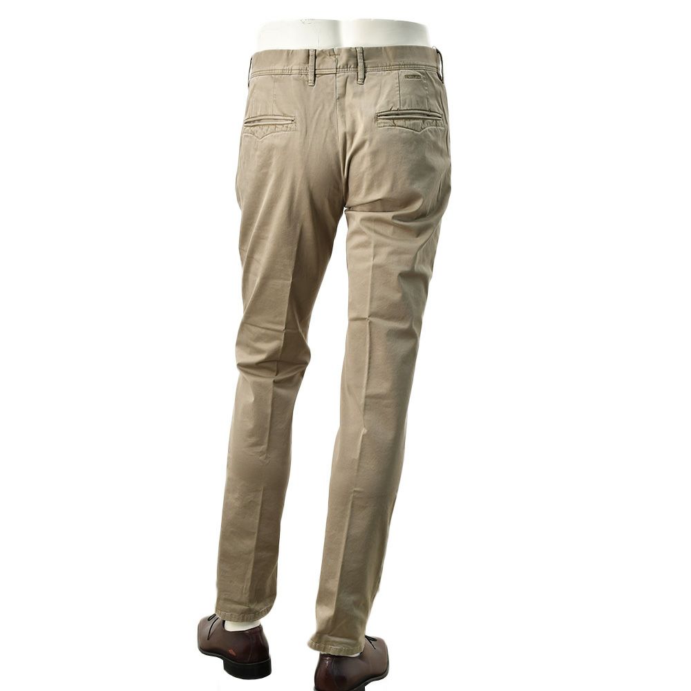 【preSALE!20%off】インコテックススラックスINCOTEXSLACKSコットンパンツメンズ100番ストレッチツイル織りグレーブラウンガーメントダイスリムフィット刺繍ブランドロゴ国内正規品でらでら公式ブランド