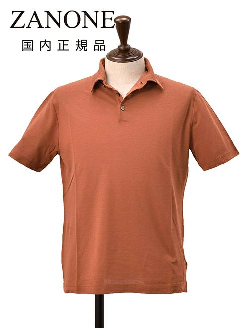 ザノーネ ZANONE 3つ釦ポロシャツ メンズ POLO MC ショート