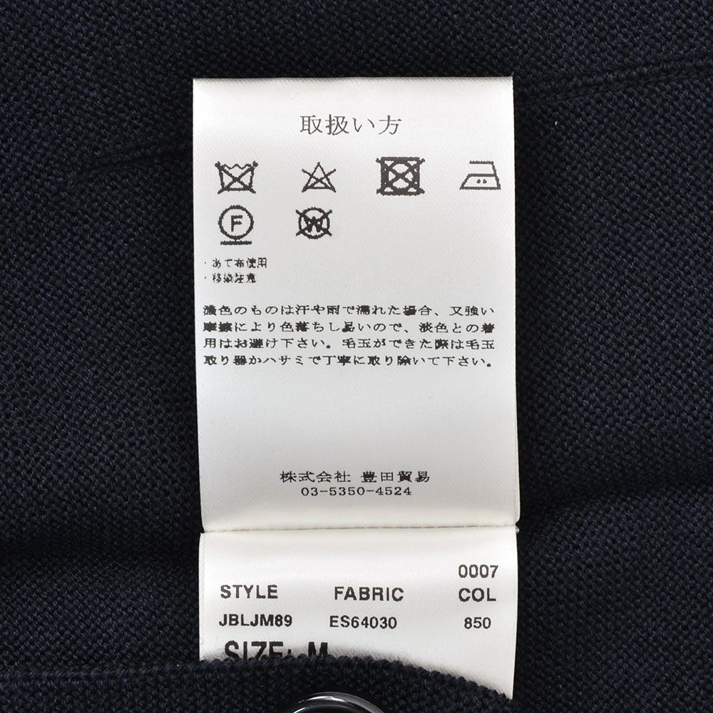 【preSALE!20%off】ラルディーニLARDINIカジュアルジャケットメンズ2Bジャケットウールシルクカシミヤ混ネイビー紺ALJM8903ニットカーディガンサマーニットブートニエール付国内正規品でらでら公式ブランド