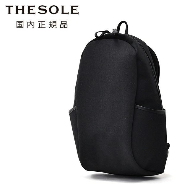 R*︎様 【未使用に近い】THE SOLE PAUL キャンバスレザー バックパ ザソール THE SOLE バックパック メンズ PAUL 楕円フォルム キャンバス