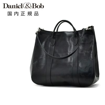 ダニエル&ボブDaniel&BobレザートートバッグメンズクロドーロCULODORORODISMOOTHローディスムースダニボブブラック黒2WAYトートパッチ釦ストラップ国内正規品でらでら公式ブランド