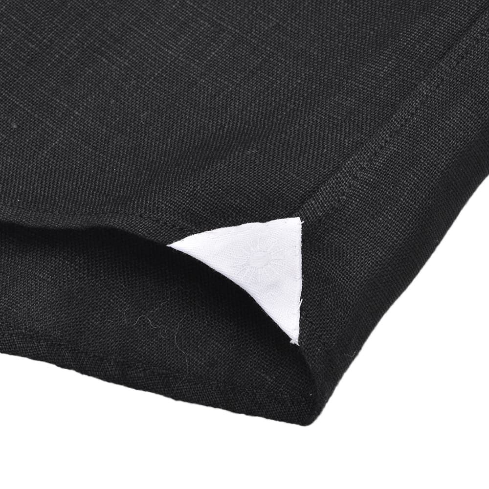 ジャンネットGIANNETTO長袖カジュアルシャツメンズリネン生地ヴィンチフィットVINCIFITブラック黒ホリゾンタル襟製品洗いイタリア製国内正規品でらでら公式ブランド