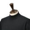 ジョンスメドレーJOHNSMEDLEYモックネックニットメンズ半袖ニットARBERシーアイランドコットン30ゲージブラック黒ハイゲージMODERNFIT国内正規品でらでら公式ブランド