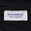 ジョンスメドレーJOHNSMEDLEYモックネックニットメンズ半袖ニットARBERシーアイランドコットン30ゲージブラック黒ハイゲージMODERNFIT国内正規品でらでら公式ブランド