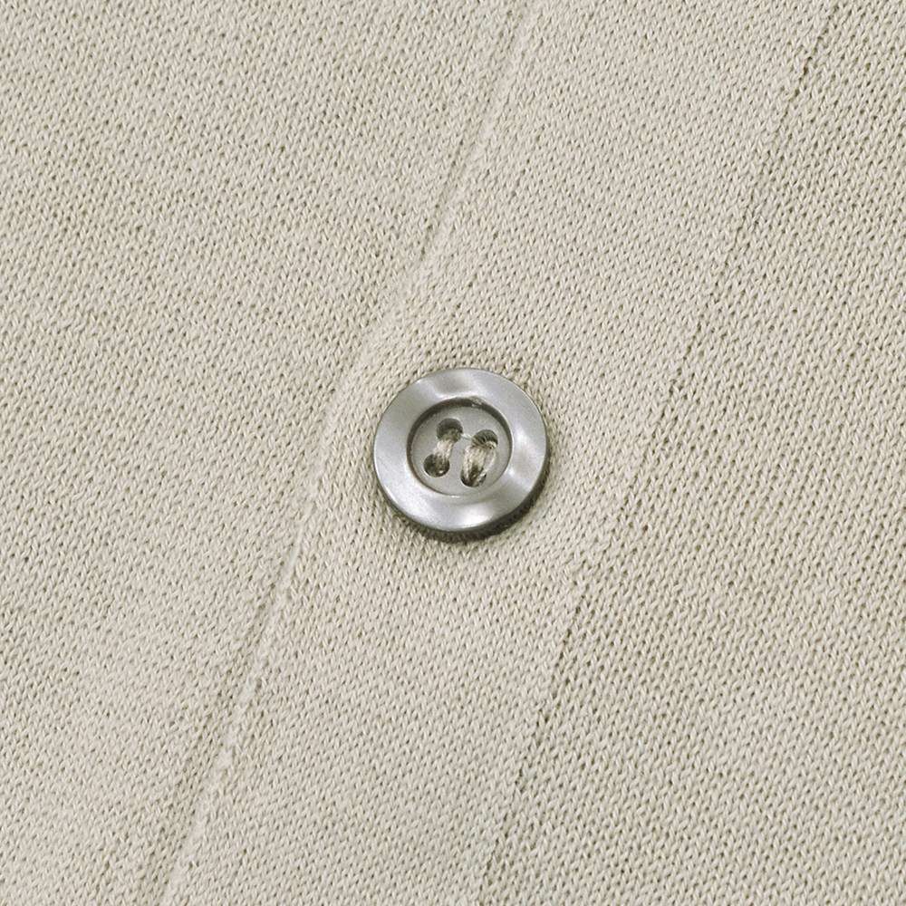 ジョンスメドレーJOHNSMEDLEY半袖ニットシャツメンズカーディガンFOLKEウェルトヘム仕様シーアイランドコットンライトグレー30ゲージEASYFITイージーフィット国内正規品でらでら公式ブランド