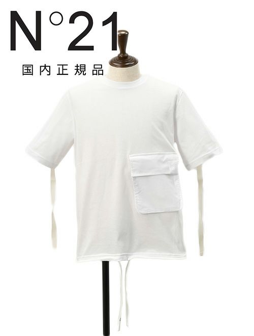 ヌメロ ヴェントゥーノ N°21 半袖Tシャツ メンズ クルーネック