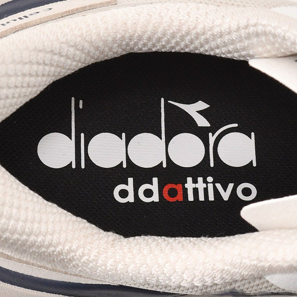 ディアドラDIADORAランニングスニーカーメンズレースアップシューズCELLULAホワイトナイロンメッシュ生地厚底ソールACTIVEコレクション国内正規品でらでら公式ブランド