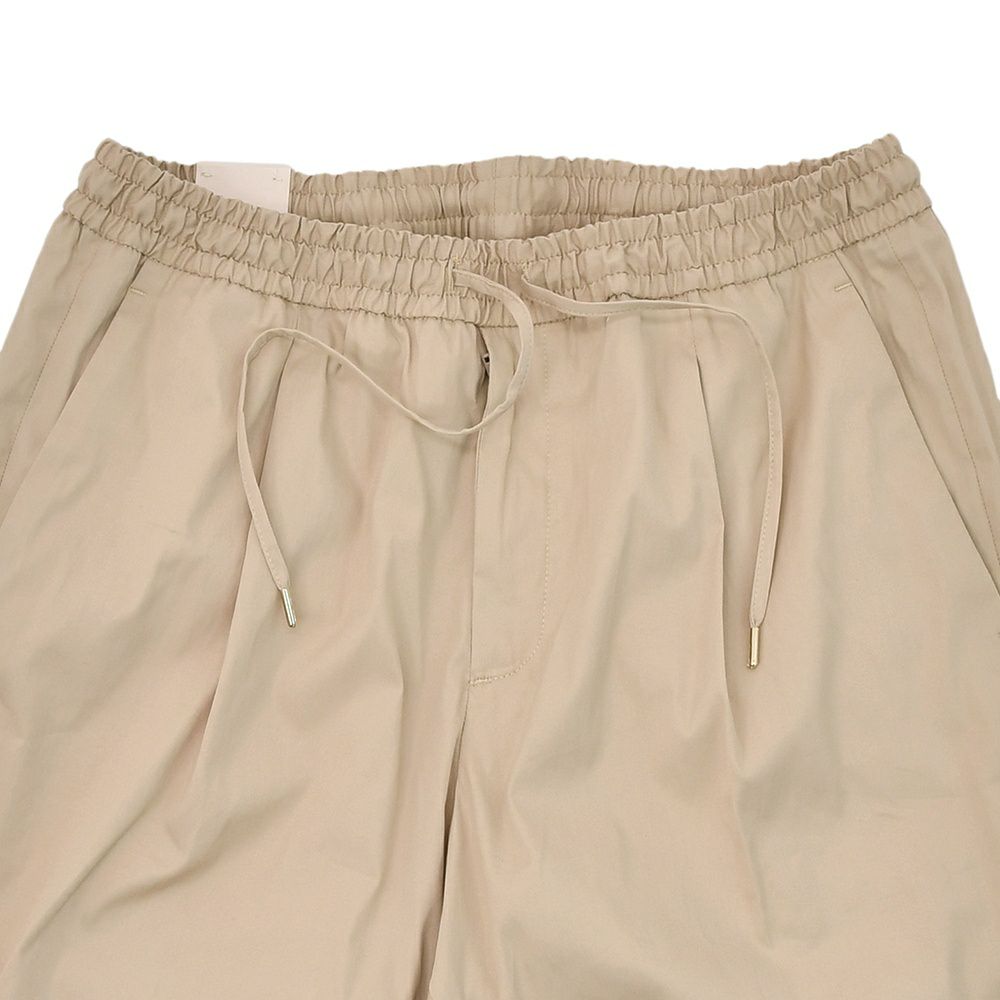 ブリリアBRIGLIA1949イージースラックスメンズWIMBLEDONSウィンブルドンベージュゴムウエスト&ドローコードコットンワンプリーツライトオンス国内正規品でらでら公式ブランド