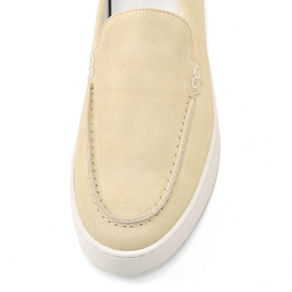 ペリーコサニーPELLICOSUNNYスリッポンメンズモカシン型シューズスエードレザーライトベージュBARTEXバーテックスM0052.0cmソール国内正規品でらでら公式ブランド