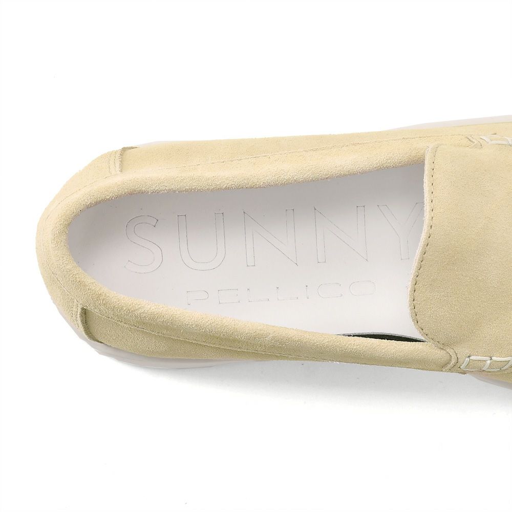 ペリーコサニーPELLICOSUNNYスリッポンメンズモカシン型シューズスエードレザーライトベージュBARTEXバーテックスM0052.0cmソール国内正規品でらでら公式ブランド