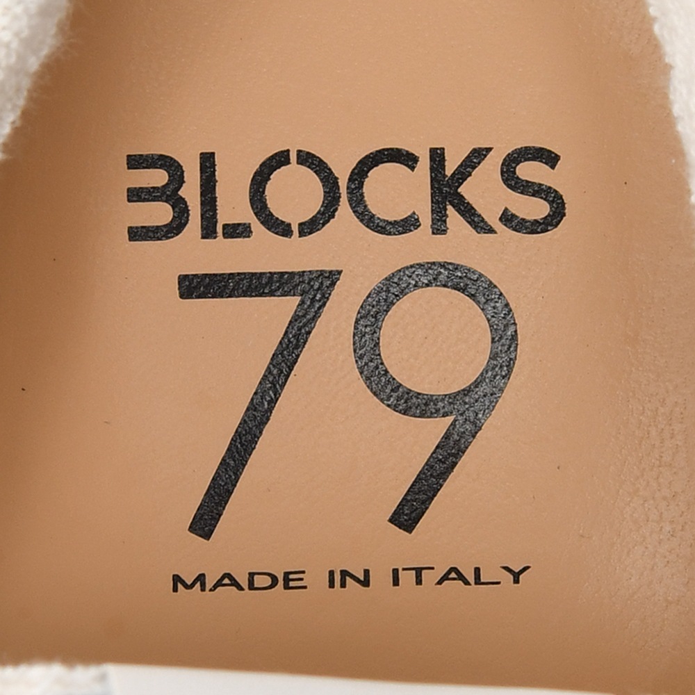 ブロックス79BLOCKS79ローカットスニーカーメンズレースアップシューズJOGGERモデルスエード×ナイロンブランドロゴグレー×ホワイトラバーソール国内正規品でらでら公式ブランド