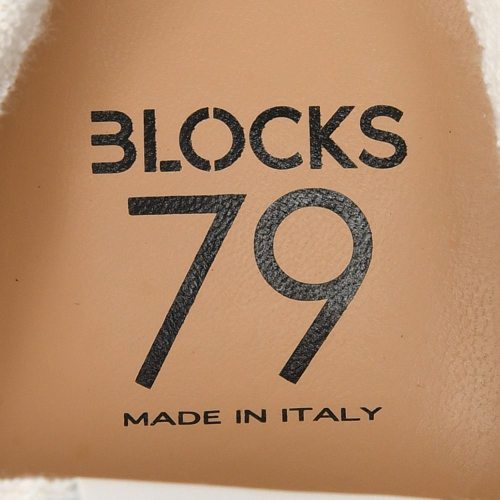 ブロックス79BLOCKS79ローカットスニーカーメンズレースアップシューズJOGGERモデルスエード×ナイロンブランドロゴグレー×ホワイトラバーソール国内正規品でらでら公式ブランド