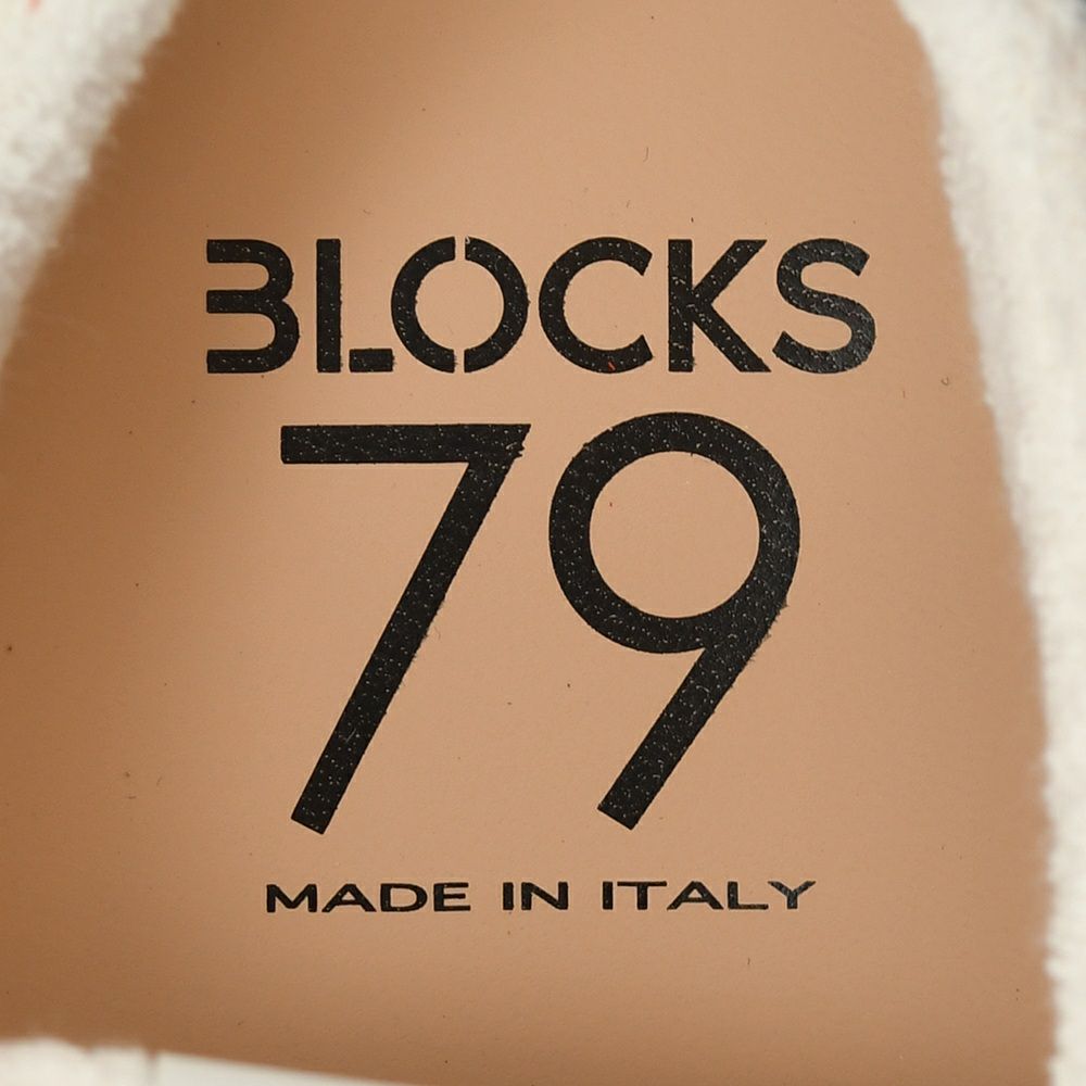 ブロックス79BLOCKS79ローカットスニーカーメンズレースアップシューズJOGGERモデルスエード×ナイロンブランドロゴレッド×ホワイトラバーソール国内正規品でらでら公式ブランド