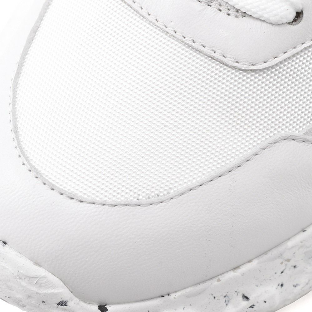 ブロックス79BLOCKS79レザースニーカーメンズレースアップシューズCOBIモデルブラックナンバリング風デザインホワイト白厚底ソール国内正規品でらでら公式ブランド