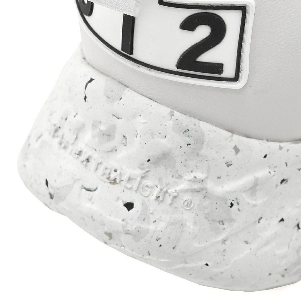 ブロックス79BLOCKS79レザースニーカーメンズレースアップシューズCOBIモデルブラックナンバリング風デザインホワイト白厚底ソール国内正規品でらでら公式ブランド