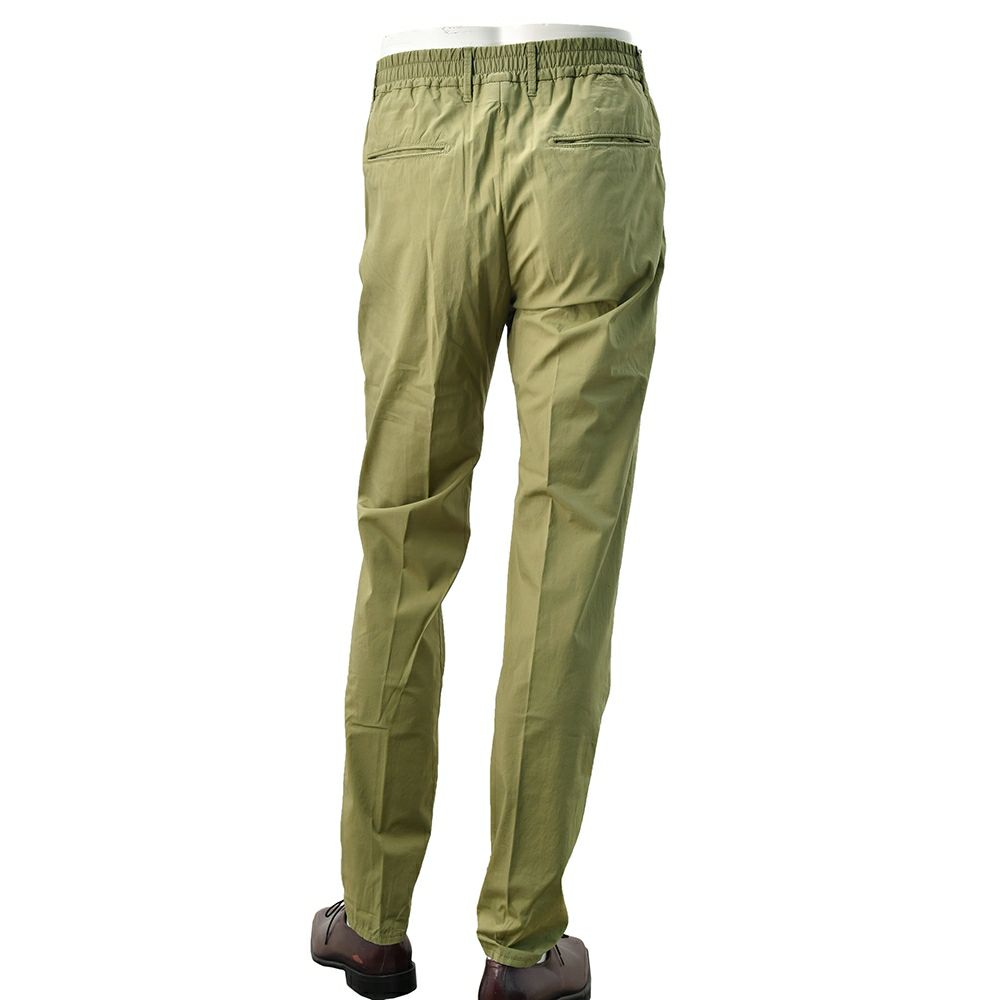 【preSALE!20%off】インコテックススラックスINCOTEXSLACKSイージーパンツメンズ11SA66コットンポプリン生地オリーブゴムウエスト&ドローコードスリムテーパードフィット国内正規品でらでら公式ブランド