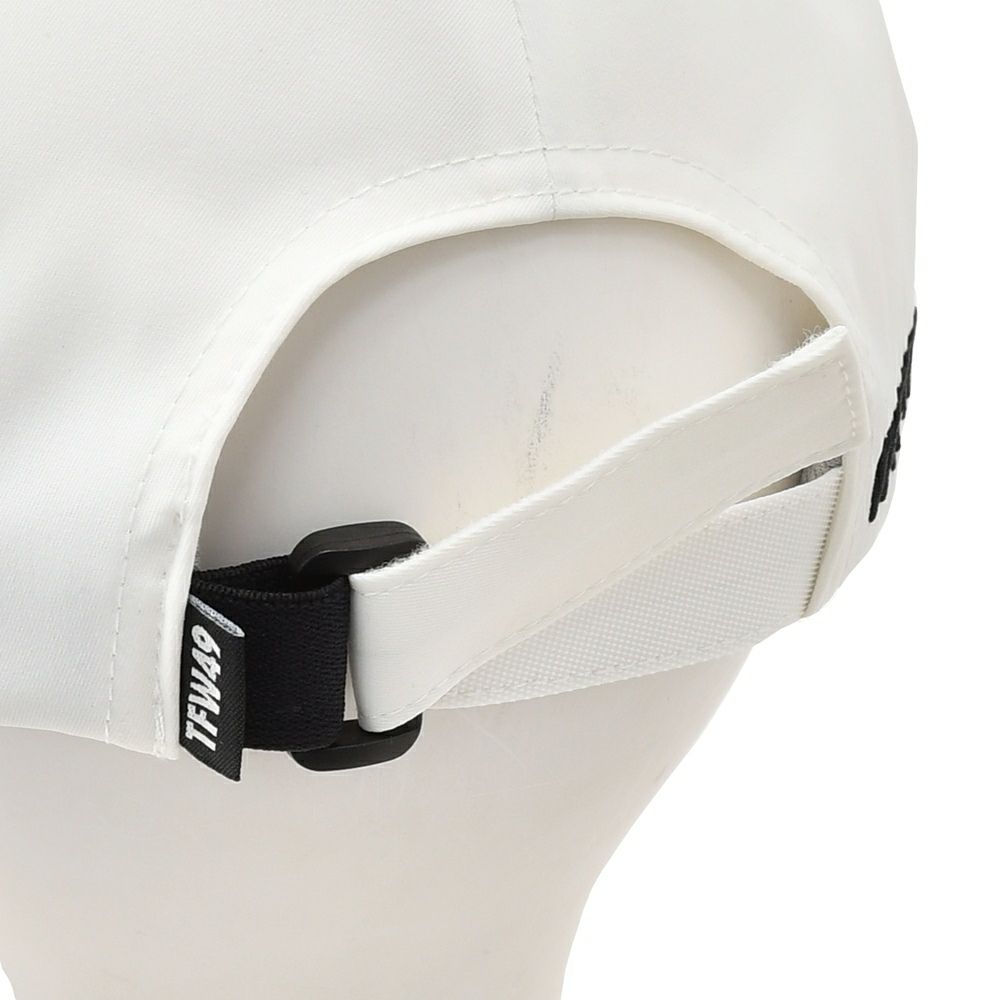 TFW49ティーエフダブリューフォーティーナインベースボールキャップメンズテクニカル帽子6パネル刺繍ロゴベルクロアジャスター調節ポリエステルホワイト白ゴルフ国内正規品でらでら公式ブランド