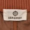 シーグリーンSeagreenハーフパンツメンズショートパンツCrochetLikeRusselKnitレンガラッセル素材コットンリネンゴムウエスト&ドローコード調節国内正規品でらでら公式ブランド