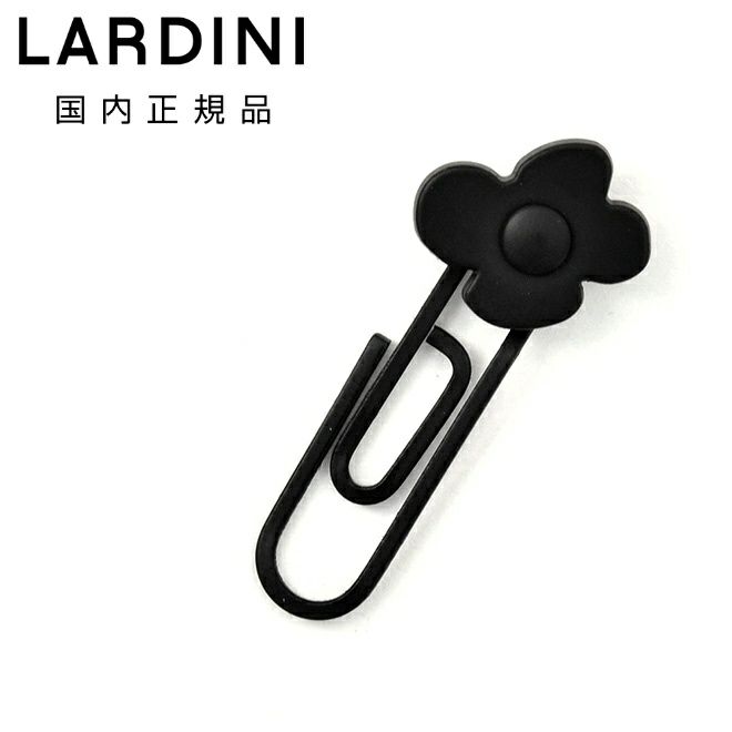 ラルディーニLARDINIブート二エールメンズラペルピンクリップタイプフラワーモチーフブラックブランド専用BOXギフトプレゼント国内正規品でらでら公式ブランド