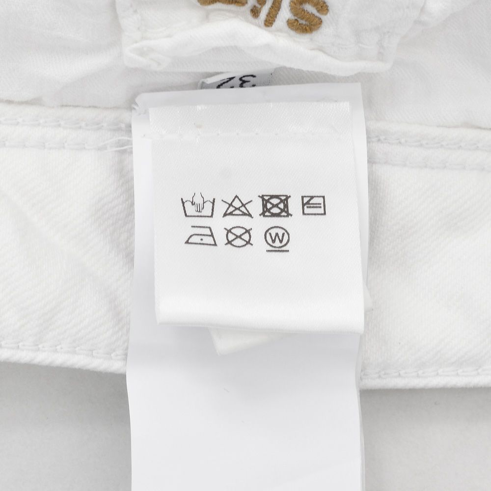 【preSALE!20%off】インコテックスブルーディヴィジョンINCOTEXBLUEDIVISIONデニムパンツメンズストレッチジーンズホワイトスリムテーパードレザーバックパッチ国内正規品でらでら公式ブランド